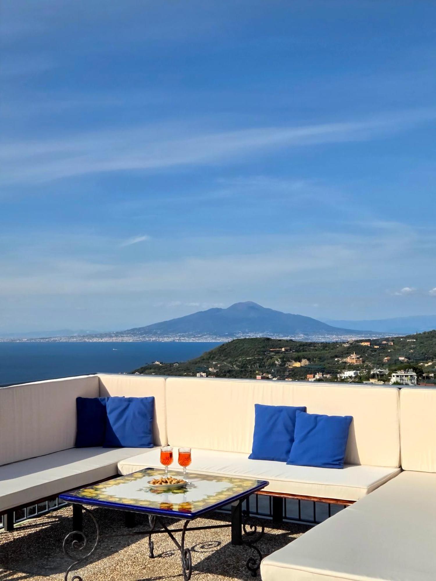 Sun & Relax, Relaxing Location With Seaview Villa Massa Lubrense Eksteriør bilde